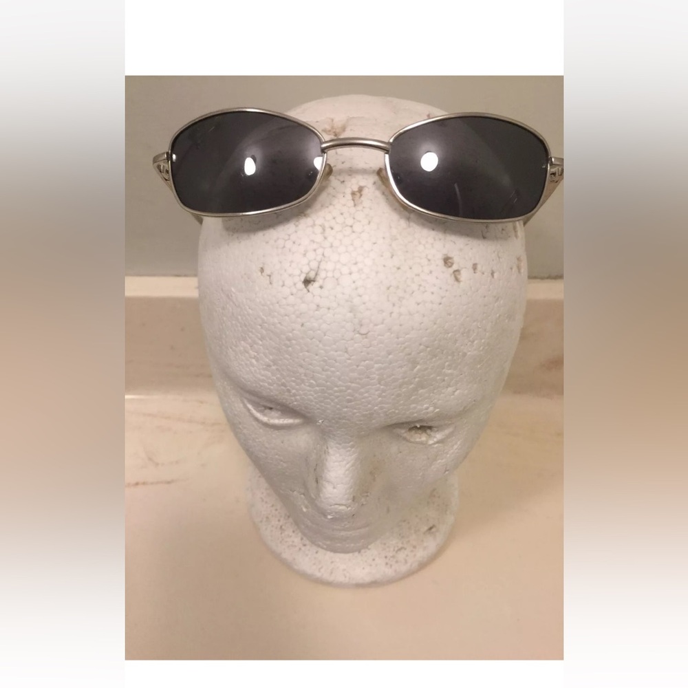 Beverly Hills Sunglasses Polo Club Silver Frame Dark Lenses  Aviator Sunglasses